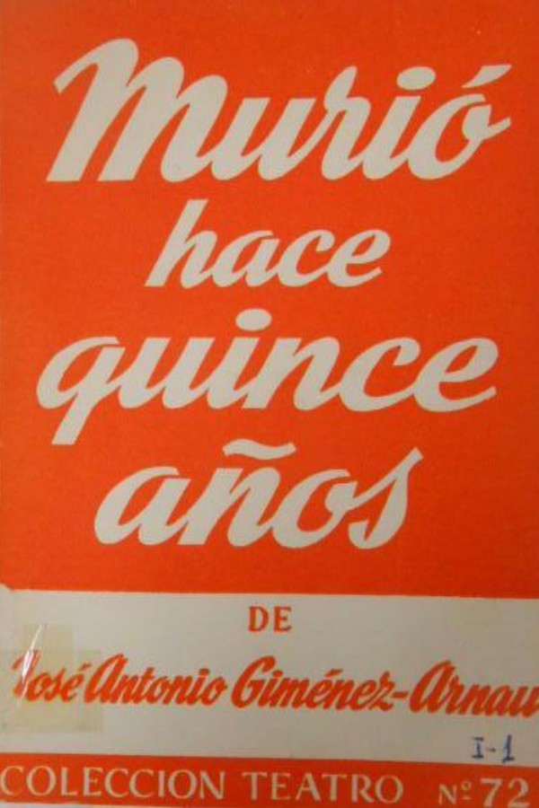 Murió hace quince años