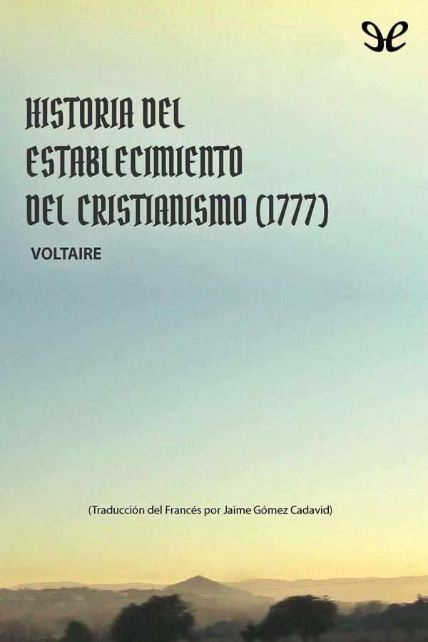 Historia del establecimiento del cristianismo