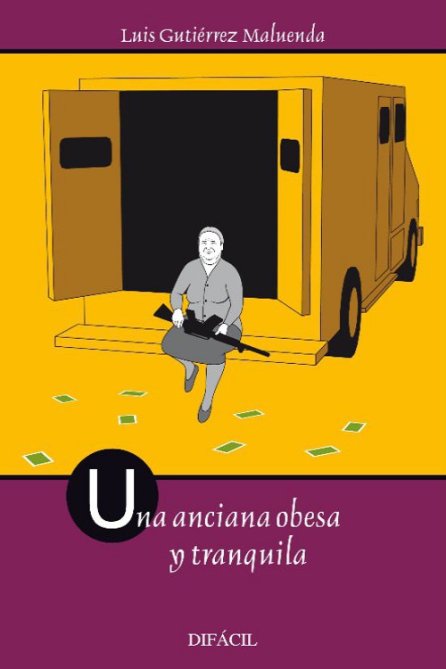 Una anciana obesa y tranquila