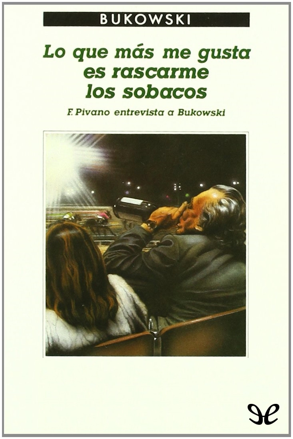 Lo que más me gusta es rascarme los sobacos