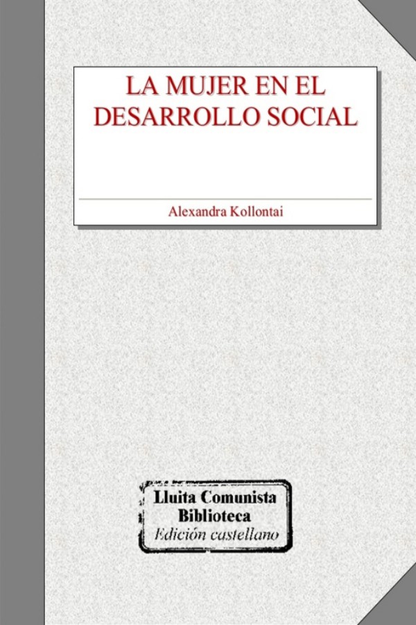 La mujer en el desarrollo social