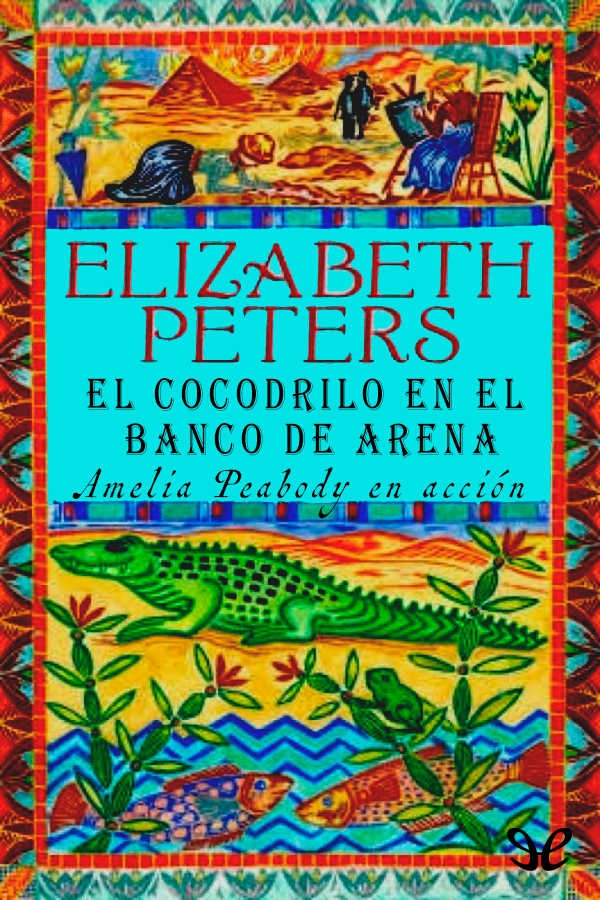 El cocodrilo en el banco de arena