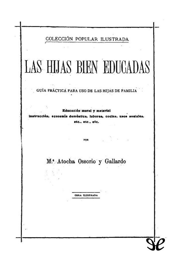 Las hijas bien educadas