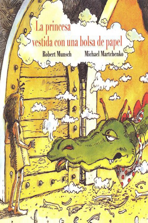 La princesa vestida con una bolsa de papel